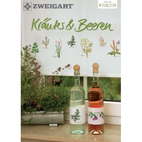 Zweigart - Catalogue No. 278 - Idées à broder - Kräuter & Beeren