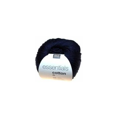 Rico Design - Essentials Cotton DK - Couleur Bleu Marine ou 38