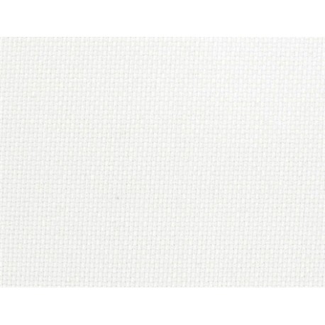 Toile Aïda 7 points/cm Blanc (par 10 cm)