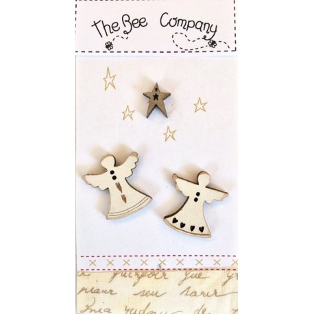 The Bee Company - Boutons 2 anges
