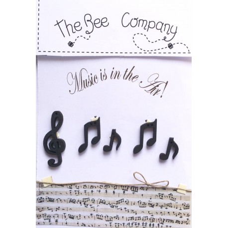 The Bee Company : Boutons "Music in the air"