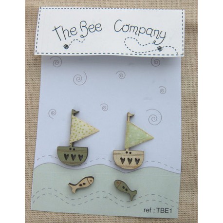 THE BEE COMPANY : 2 bateaux et 2 poissons