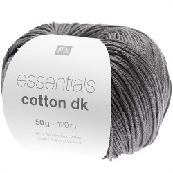 Rico Design - Essentials Cotton DK - Couleur Gris Foncé