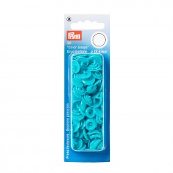 Prym : Boutons pression color snaps turquoise 12,4 mm