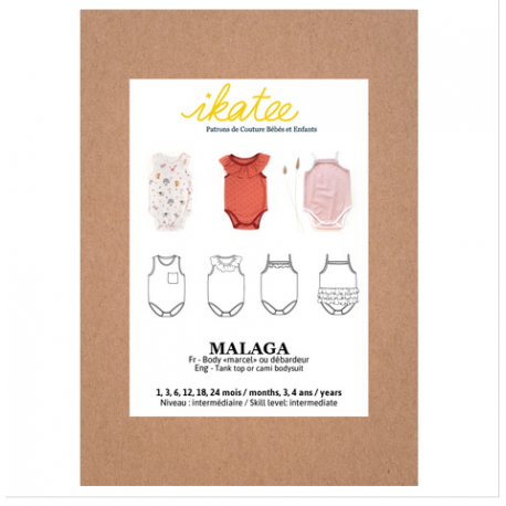 Ikatee : Pochette patron de couture MALAGA Body 1M-4A