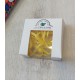 Au ver à soie : ruban de soie coloris jaune pâle 4 mm