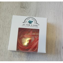 Au ver à soie : ruban de soie coloris dégradé rouge 4 mm