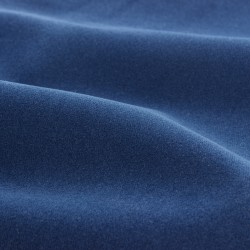 Tissu velours bleu nuit