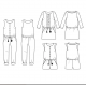 Ikatee : Pochette patron de couture MARIEKE Trio blouse combinaison ou robe 3-12A
