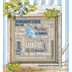 Isabelle Haccourt Vautier : fiche point de croix "Ile de Noirmoutier"