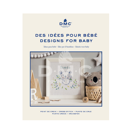 DMC : Book broderie Point de Croix idées pour bébé