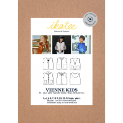 Ikatee : Pochette patron de couture Vienne kids 3-12A