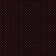 Makower : Tissu coton Red Spot on Black