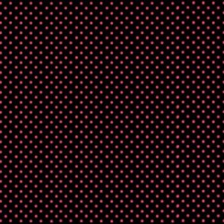 Makower : Tissu coton Red Spot on Black