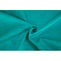 Makower : Tissu coton Linen Texture Turquoise