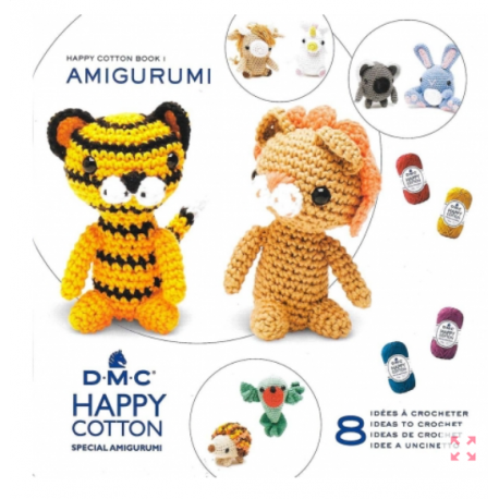 DMC : Livret Idées Crochet Happy Cotton Amigurumi N°1