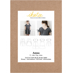 Ikatee : Pochette patron de couture Anna- Robe-Enfant 3-12A