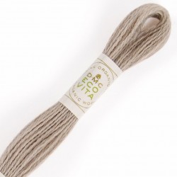 Fil de laine organique DMC Eco Vita 360 coloris 001 (noix fraiche)