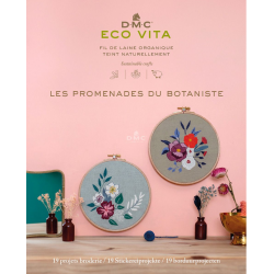Catalogue Eco Vita 360 DMC - Les promenades du botaniste - 19 projets broderie