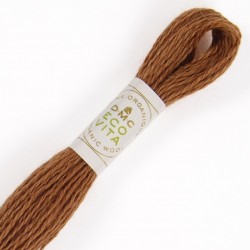 Fil de laine organique DMC Eco Vita 360 coloris 102 (Cachou cuivré)