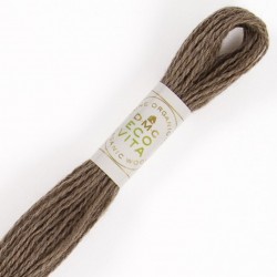 Fil de laine organique DMC Eco Vita 360 coloris 105 (Cachou grillé)