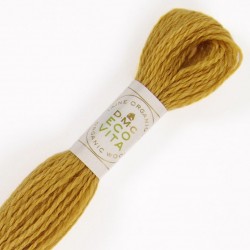 Fil de laine organique DMC Eco Vita 360 coloris 203 (Carthame citronné)