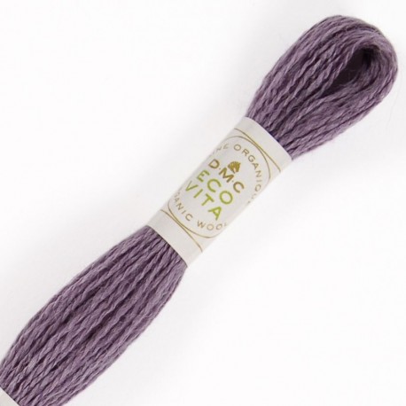 Fil de laine organique DMC Eco Vita 360 coloris 406 (Garance Pivoine)