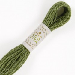 Fil de laine organique DMC Eco Vita 360 coloris 706 (Indigo Fougère)