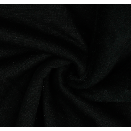 Tissu sweat - noir