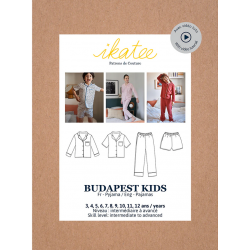 Ikatee : Patron pyjama enfant BUDAPEST KIDS pochette