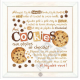 Les Cookies - Fiche point de croix