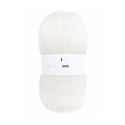 Rico Design - Laine Creative Soft Wool Aran - Coloris crème ou 001
