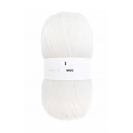 Rico Design - Laine Creative Soft Wool Aran - Coloris crème ou 001