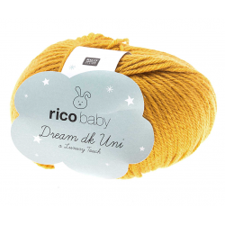 Rico Design - Rico Baby Dream Dk uni coloris moutarde