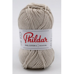 Phildar- Phil coton 4 coloris perle
