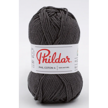 Phildar- Phil coton 4 coloris minerai