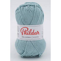 Phildar- Phil coton 4 coloris Menthol