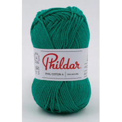 Phildar- Phil coton 4 coloris Emeraude